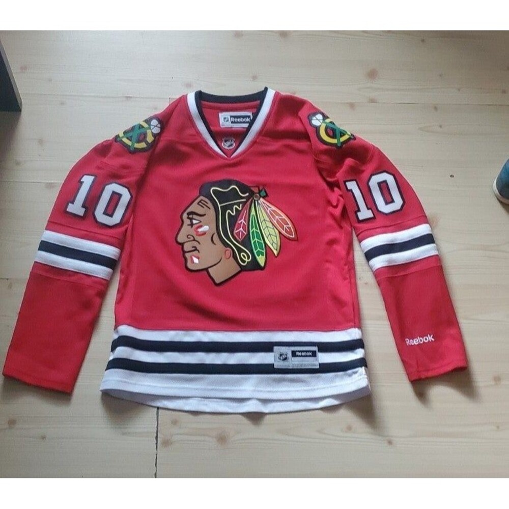 Chicago Blackhawks Jersey #10 Patrick Sharp Reebok Womens Small Red Sewn Classic